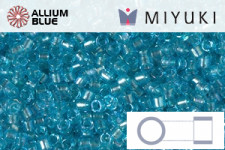 MIYUKIデリカビーズ (DB2382) 11/0 丸 - Inside Dyed Aqua