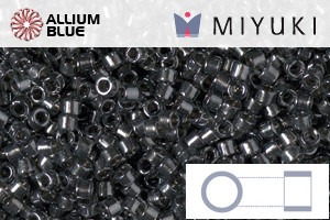 MIYUKI Delica® Seed Beads (DB2394) 11/0 Round - Inside Dyed Steel