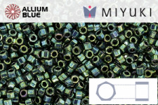 MIYUKI Delica® Seed Beads (DBC0035) 11/0 Hex Cut - Galvanized Silver