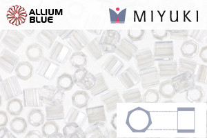 MIYUKI Delica® Seed Beads (DBLC0050) 8/0 Hex Cut Large - Crystal Luster - Haga Click en la Imagen para Cerrar