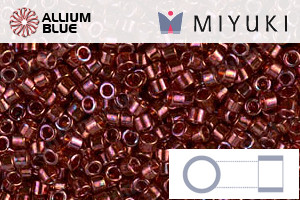 MIYUKI Delica® Seed Beads (DB0116) 11/0 Round - Wine Gold Luster - Click Image to Close