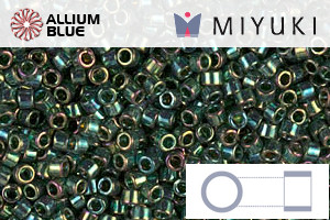 MIYUKI Delica® Seed Beads (DB0125) 11/0 Round - Emerald Gold Luster - Haga Click en la Imagen para Cerrar