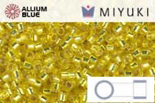 MIYUKI Delica® Seed Beads (DB0670) 11/0 Round - Crystal AB Silk Satin