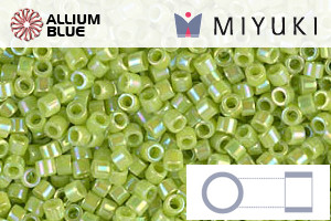 MIYUKI Delica® Seed Beads (DB0169) 11/0 Round - Opaque Chartreuse AB