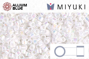 MIYUKI Delica® Seed Beads (DB0202) 11/0 Round - White Pearl AB - 关闭视窗 >> 可点击图片