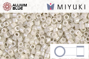 MIYUKI Delica® Seed Beads (DB0211) 11/0 Round - Opaque Limestone Luster - 关闭视窗 >> 可点击图片