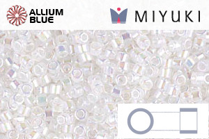 MIYUKI Delica® Seed Beads (DB0222) 11/0 Round - White Opal AB - 关闭视窗 >> 可点击图片