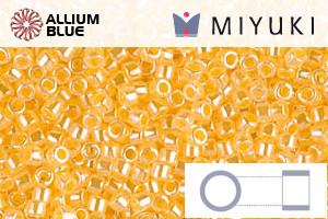 MIYUKI Delica® Seed Beads (DB0233) 11/0 Round - Light Daffodil Ceylon - 关闭视窗 >> 可点击图片