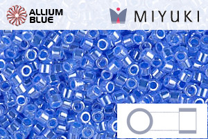 MIYUKI Delica® Seed Beads (DB0240) 11/0 Round - Dark Sky Blue Ceylon - 關閉視窗 >> 可點擊圖片