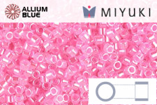 MIYUKI Delica® Seed Beads (DB1839) 11/0 Round - DURACOAT Galvanized Dark Coral