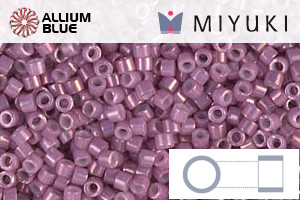 MIYUKI Delica® Seed Beads (DB0253) 11/0 Round - Opaque Dark Orchid Luster