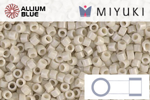 MIYUKI Delica® Seed Beads (DB0261) 11/0 Round - Opaque Linen Luster