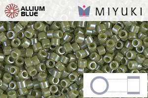 MIYUKI Delica® Seed Beads (DB0263) 11/0 Round - Opaque Cactus Luster - 关闭视窗 >> 可点击图片