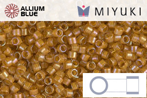 MIYUKI Delica® Seed Beads (DB0272) 11/0 Round - Goldenrod Lined Topaz AB - 关闭视窗 >> 可点击图片