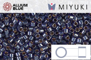 MIYUKI Delica® Seed Beads (DB0278) 11/0 Round - Lined CobaLight Luster