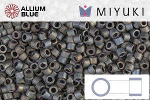 MIYUKI Delica® Seed Beads (DB0307) 11/0 Round - Matte Metallic Silver Gray - Haga Click en la Imagen para Cerrar