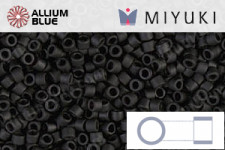 MIYUKI Delica® Seed Beads (DB0652) 11/0 Round - Dyed Opaque Gray
