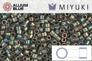 MIYUKI Delica® Seed Beads (DB0324) 11/0 Round - Matte Metallic Patina Iris - 关闭视窗 >> 可点击图片