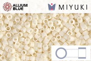 MIYUKI Delica® Seed Beads (DB0352) 11/0 Round - Matte Opaque Cream - 关闭视窗 >> 可点击图片