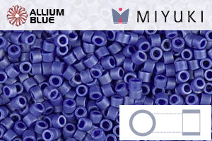 MIYUKI Delica® Seed Beads (DB0361) 11/0 Round - Matte Opaque CobaLight Luster