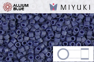 MIYUKI Delica® Seed Beads (DB0377) 11/0 Round - Matte Metallic Royal Blue