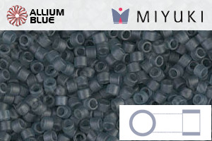 MIYUKI Delica® Seed Beads (DB0387) 11/0 Round - Matte Transparent Montana