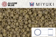 MIYUKI Delica® Seed Beads (DB0795) 11/0 Round - Dyed Semi-matte Opaque Dark Cinnabar