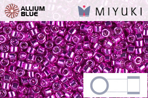 MIYUKI Delica® Seed Beads (DB0422) 11/0 Round - Galvanized Fuschia - 关闭视窗 >> 可点击图片