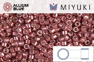 MIYUKI Delica® Seed Beads (DB0423) 11/0 Round - Galvanized Berry