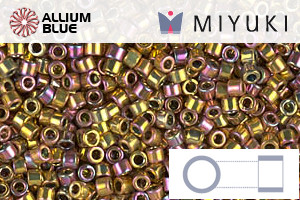 MIYUKI Delica® Seed Beads (DB0507) 11/0 Round - 24kt Pink Gold Iris - 關閉視窗 >> 可點擊圖片