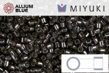 MIYUKI Delica® Seed Beads (DB0708) 11/0 Round - Transparent Gray