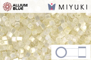 MIYUKI Delica® Seed Beads (DB0672) 11/0 Round - Cream Silk Satin - Click Image to Close