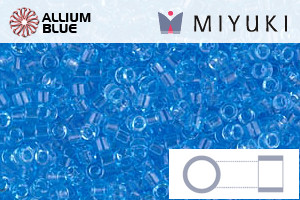 MIYUKI Delica® Seed Beads (DB0706) 11/0 Round - Transparent Aqua
