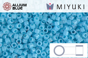 MIYUKI Delica® Seed Beads (DB0725) 11/0 Round - Opaque Turquoise Blue