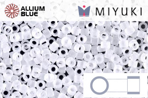 MIYUKI Delica® Seed Beads (DB0741) 11/0 Round - Matte Transparent Crystal