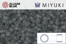 MIYUKI Delica® Seed Beads (DB1817) 11/0 Round - Dyed Smoke Gray Silk Satin