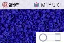 MIYUKI Delica® Seed Beads (DB0725) 11/0 Round - Opaque Turquoise Blue