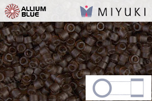 MIYUKI Delica® Seed Beads (DB0769) 11/0 Round - Matte Transparent Root Beer