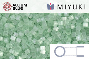 MIYUKI Delica® Seed Beads (DB0828) 11/0 Round - Mint Green Silk Satin