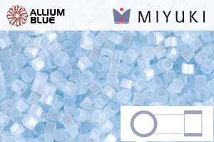 MIYUKI Delica® Seed Beads (DB0830) 11/0 Round - Pale Aqua Silk Satin - Haga Click en la Imagen para Cerrar