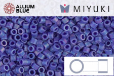 MIYUKI Delica® Seed Beads (DB0757) 11/0 Round - Matte Opaque Vermillion Red