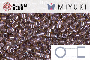 MIYUKI Delica® Seed Beads (DB0912) 11/0 Round - Sparkling Cinnamon Lined Topaz