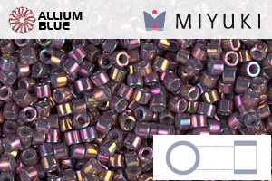 MIYUKI Delica® Seed Beads (DB1014) 11/0 Round - Metallic Thistle Luster - 關閉視窗 >> 可點擊圖片