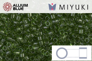 MIYUKI Delica® Seed Beads (DB1107) 11/0 Round - Transparent Olive - 關閉視窗 >> 可點擊圖片