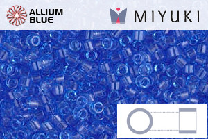 MIYUKI Delica® Seed Beads (DB1110) 11/0 Round - Transparent Azure
