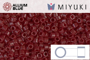 MIYUKI Delica® Seed Beads (DB1134) 11/0 Round - Opaque Currant