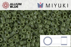 MIYUKI Delica® Seed Beads (DB1135) 11/0 Round - Opaque Avocado - 关闭视窗 >> 可点击图片