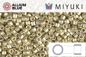 MIYUKI Delica® Seed Beads (DB1151) 11/0 Round - Galvanized SF Silver - 关闭视窗 >> 可点击图片