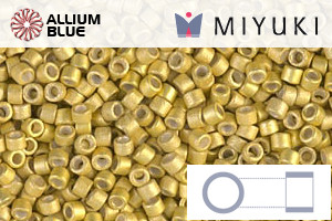 MIYUKI Delica® Seed Beads (DB1154) 11/0 Round - Galvanized SF Zest - Click Image to Close
