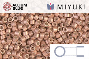 MIYUKI Delica® Seed Beads (DB1155) 11/0 Round - Galvanized SF Muscat